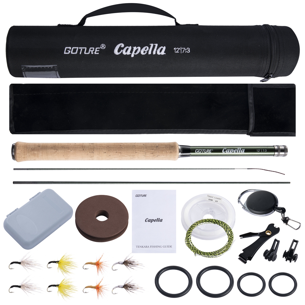 Fishing Rod Fly - Goture Tenkara Joran Pancing Terbang Kombo