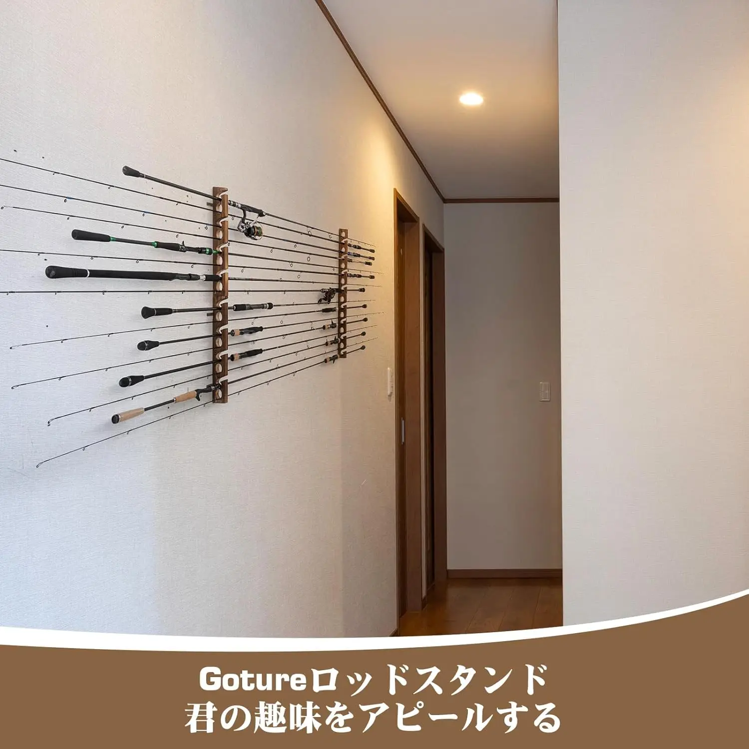 Fishing Rod Rack - Rak Penyimpanan Joran Pancing Goture dengan