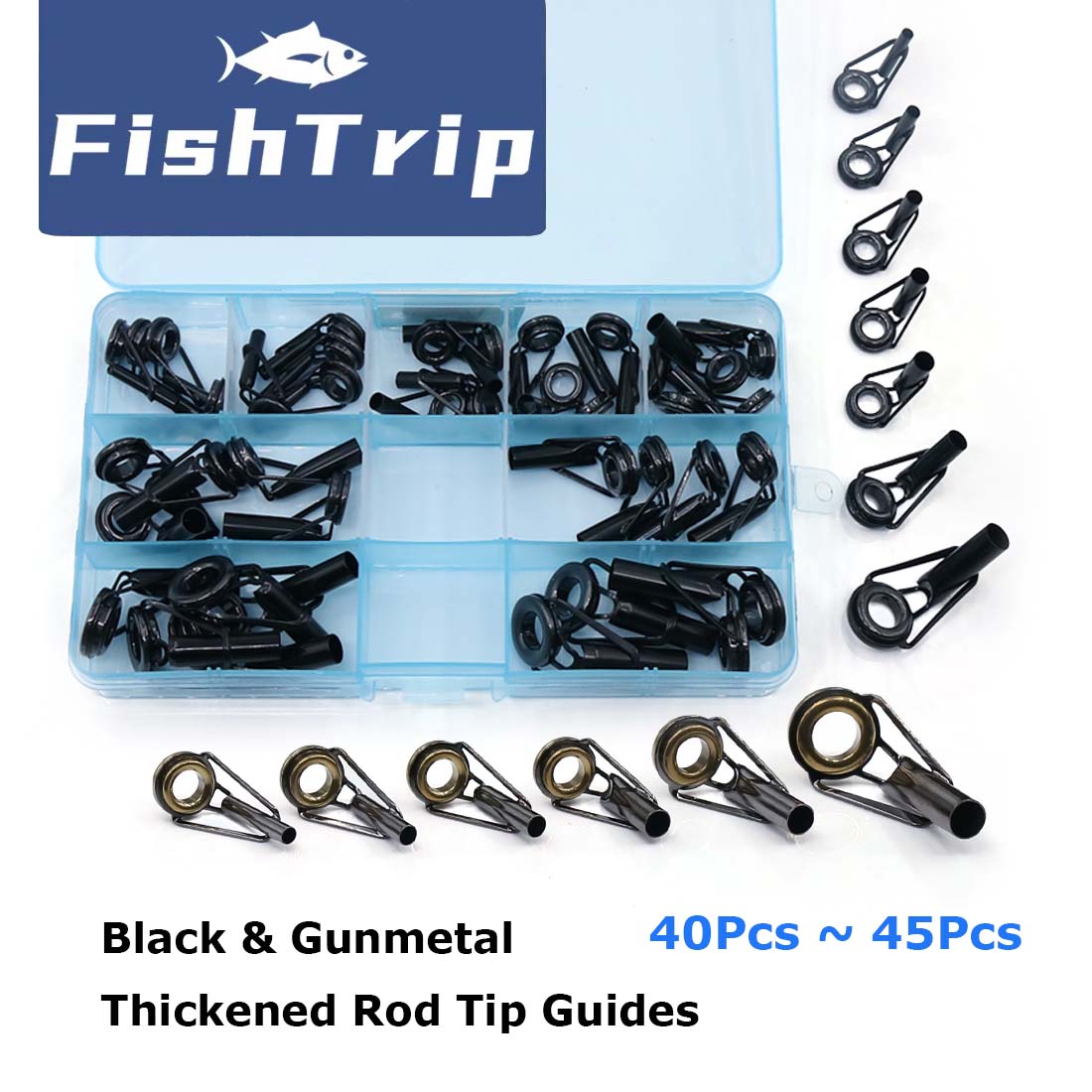 Fishing Rod Tip Replacement - FishTrip Kit perbaikan ujung batang, 5