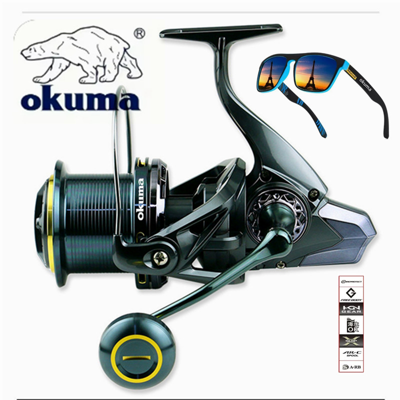Daiwa Reel Bg - Reel Pancing OKUMA 9000-14000 Metal Long-Distance