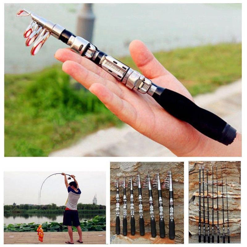Fishing Rod Casting - Joran Pancing Teleskopik 1M yang Dapat