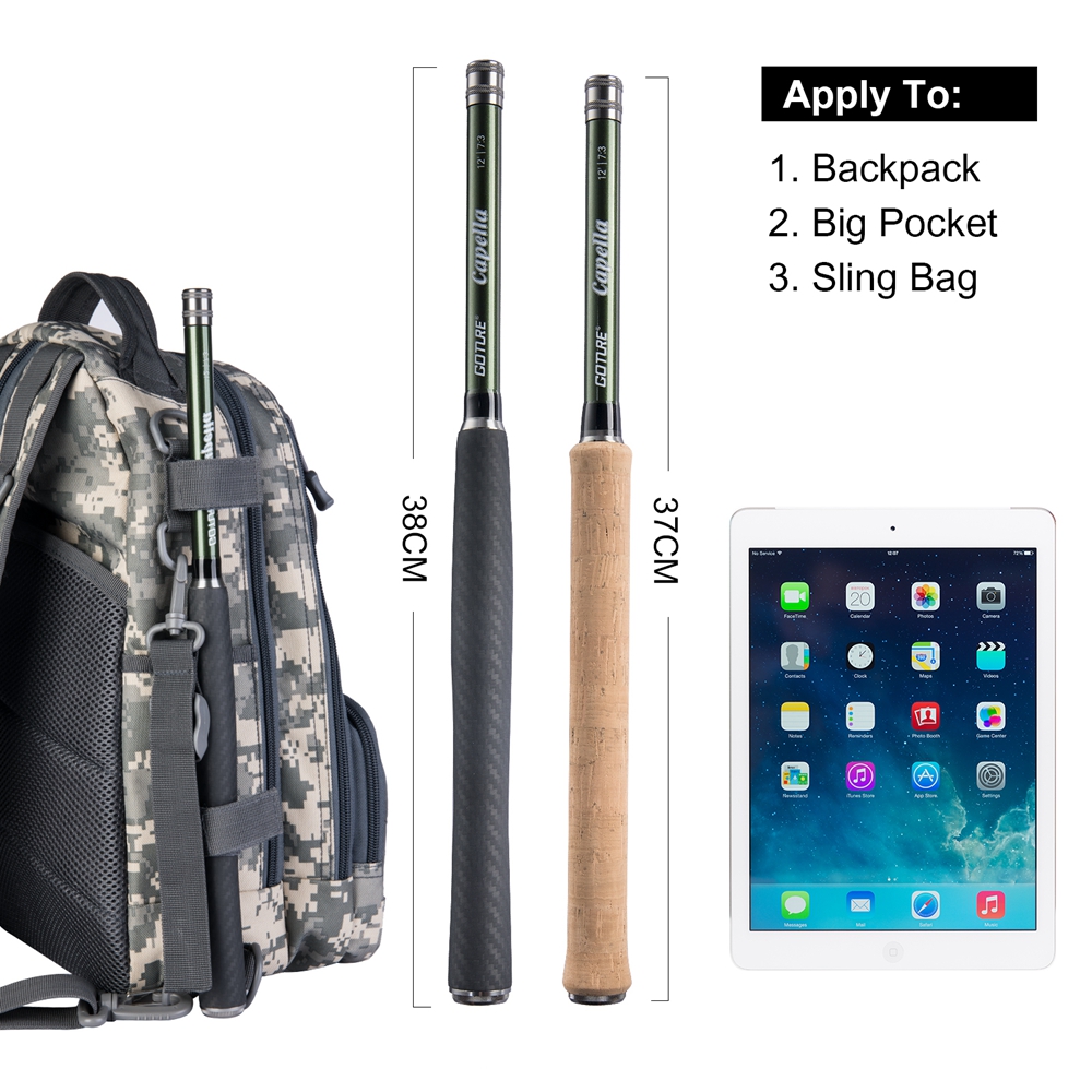Goture Set joran pancing Tenka - Fishing Rod Fly ulasan dan harga