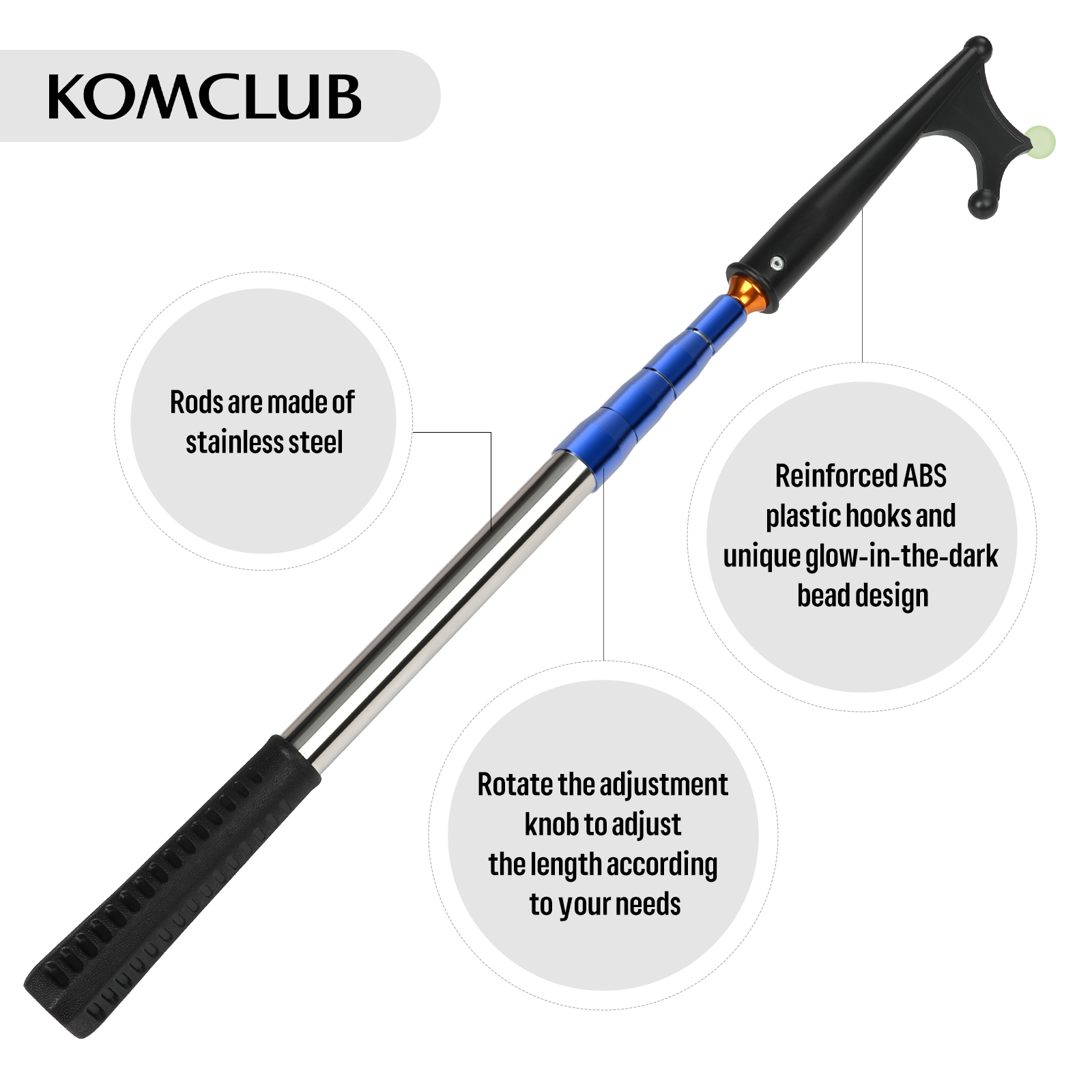 SANLIKE kait perahu teleskopik - Fishing Rod Telescopic ulasan dan harga